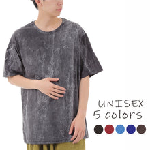画像をギャラリービューアに読み込む, ストーンウォッシュ Tシャツ エスニック アジアン メンズ レディース ユニセックス 沖縄技研 M