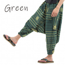画像をギャラリービューアに読み込む, サルエルパンツ エスニック柄 アラジンパンツ ストライプ タイパンツ メンズ レディース ユニセックス ストライプカラー エスニック アラジン G