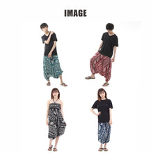 画像をギャラリービューアに読み込む, サルエルパンツ メンズ レディース アラジンパンツ レーヨン タイパンツ ユニセックス オールインワン PS-SR1876 M