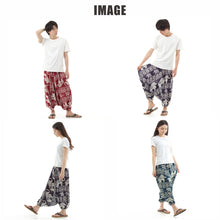 画像をギャラリービューアに読み込む, サルエルパンツ メンズ レディース アラジンパンツ レーヨン タイパンツ ユニセックス オールインワン PS-ST4624 M