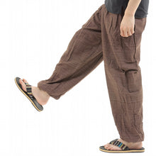 画像をギャラリービューアに読み込む, アジアンパンツ サルエルパンツ アラジンパンツ エスニック メンズ レディース ストライプ柄 タイパンツ ユニセックス M