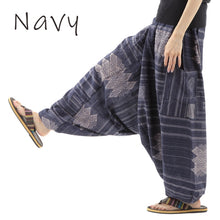 画像をギャラリービューアに読み込む, サルエルパンツ エスニック柄 アラジンパンツ ストライプ タイパンツ メンズ レディース ユニセックス ストライプカラー エスニック アラジン G