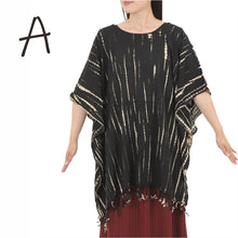 画像をギャラリービューアに読み込む, ポンチョ タイダイ シャツ チュニック レディース エスニック トップス G