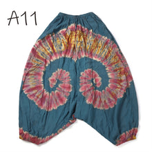 画像をギャラリービューアに読み込む, タイダイ サルエルパンツ アラジンパンツ メンズ レディース タイパンツ アジアンパンツ TD-A G