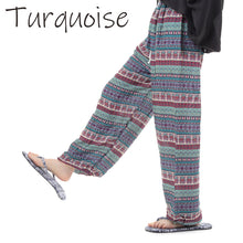 画像をギャラリービューアに読み込む, アジアンパンツ サルエルパンツ アラジンパンツ エスニック メンズ レディース ボヘミアン柄 タイパンツ ユニセックス M