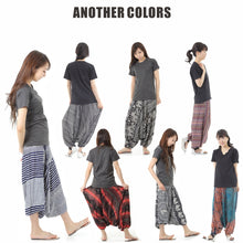 画像をギャラリービューアに読み込む, サルエルパンツ メンズ レディース アラジンパンツ レーヨン ペイズリー柄 2021C タイパンツ ユニセックス オールインワン G