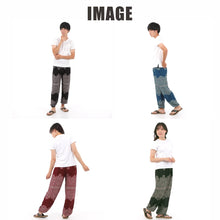 画像をギャラリービューアに読み込む, アジアンパンツ サルエルパンツ アラジンパンツ エスニック メンズ レディース タイパンツ ユニセックス AP-452C M