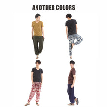 画像をギャラリービューアに読み込む, アジアンパンツ タイパンツ サルエルパンツ メンズ レディース ユニセックス 幅広ゴム エスニック SS-ST4631 G