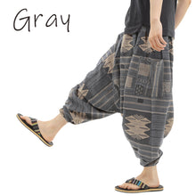 画像をギャラリービューアに読み込む, サルエルパンツ エスニック柄 アラジンパンツ ストライプ タイパンツ メンズ レディース ユニセックス ストライプカラー エスニック アラジン G