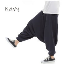 画像をギャラリービューアに読み込む, サルエルパンツ アラジンパンツ もこもこ裏起毛 スウェット メンズ レディース パジャマ もこもこ オールインワン ユニセックス エスニック アジアン オリエンタル ダンス 衣装 イベント M