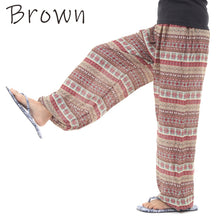 画像をギャラリービューアに読み込む, アジアンパンツ サルエルパンツ アラジンパンツ エスニック メンズ レディース ボヘミアン柄 タイパンツ ユニセックス G