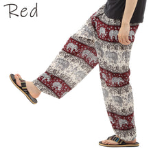 画像をギャラリービューアに読み込む, アジアンパンツ サルエルパンツ アラジンパンツ エスニック メンズ レディース ゾウB タイパンツ ユニセックス M