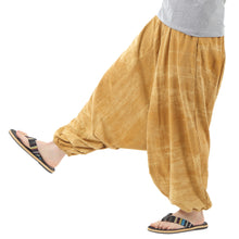 画像をギャラリービューアに読み込む, サルエルパンツ アラジンパンツ ストーンウォッシュ ダメージ メンズ レディース ユニセックス エスニック アジアン オリエンタル ダンス 衣装 イベント M
