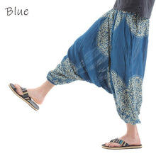 画像をギャラリービューアに読み込む, サルエルパンツ メンズ レディース アラジンパンツ レーヨン エレガント柄 タイパンツ ユニセックス オールインワン G