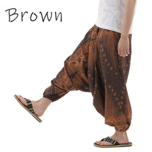 画像をギャラリービューアに読み込む, サルエルパンツ アラジンパンツ タイパンツ メンズ レディース ユニセックス フェザー柄 M