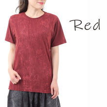 画像をギャラリービューアに読み込む, ストーンウォッシュ Tシャツ エスニック アジアン メンズ レディース ユニセックス 沖縄技研 M