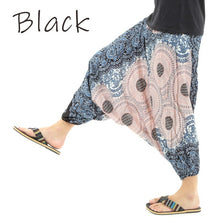画像をギャラリービューアに読み込む, サルエルパンツ メンズ レディース アラジンパンツ レーヨン フローラル タイパンツ ユニセックス オールインワン M