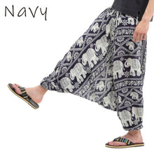 画像をギャラリービューアに読み込む, サルエルパンツ メンズ レディース アラジンパンツ レーヨン ゾウD タイパンツ ユニセックス オールインワン G