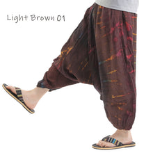 画像をギャラリービューアに読み込む, タイダイ サルエルパンツ アラジンパンツ メンズ レディース タイパンツ アジアンパンツ M