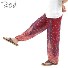 画像をギャラリービューアに読み込む, アジアンパンツ サルエルパンツ アラジンパンツ エスニック メンズ レディース ウイング柄 タイパンツ ユニセックス M
