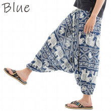 画像をギャラリービューアに読み込む, サルエルパンツ メンズ レディース アラジンパンツ レーヨン ゾウD タイパンツ ユニセックス オールインワン M