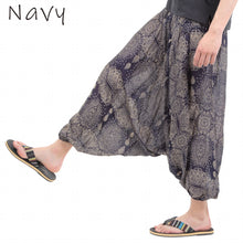 画像をギャラリービューアに読み込む, サルエルパンツ メンズ レディース アラジンパンツ レーヨン アジアン柄 タイパンツ ユニセックス オールインワン G