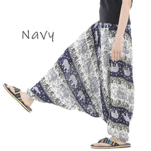 画像をギャラリービューアに読み込む, サルエルパンツ メンズ レディース アラジンパンツ レーヨン ゾウB タイパンツ ユニセックス オールインワン M