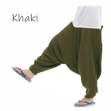 画像をギャラリービューアに読み込む, サルエルパンツ アラジンパンツ もこもこ裏起毛 スウェット メンズ レディース パジャマ もこもこ オールインワン ユニセックス エスニック アジアン オリエンタル ダンス 衣装 イベント M