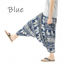 画像をギャラリービューアに読み込む, サルエルパンツ メンズ レディース アラジンパンツ レーヨン ゾウE タイパンツ ユニセックス オールインワン G