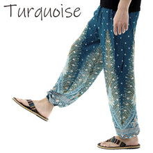 画像をギャラリービューアに読み込む, アジアンパンツ サルエルパンツ アラジンパンツ エスニック メンズ レディース ウイング柄 タイパンツ ユニセックス M