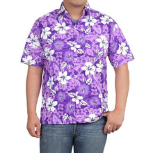 画像をギャラリービューアに読み込む, アロハシャツ メンズ レディース キッズ ハイビスカス ハワイ 沖縄 イベント 祭り ユニフォーム M A