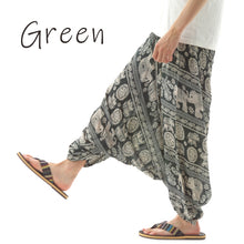 画像をギャラリービューアに読み込む, サルエルパンツ メンズ レディース アラジンパンツ レーヨン タイパンツ ユニセックス オールインワン PS-JD1638 G