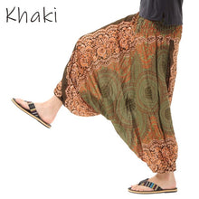 画像をギャラリービューアに読み込む, サルエルパンツ メンズ レディース アラジンパンツ レーヨン フローラル タイパンツ ユニセックス オールインワン M