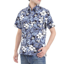 画像をギャラリービューアに読み込む, アロハシャツ メンズ レディース キッズ ハイビスカス ハワイ 沖縄 イベント 祭り ユニフォーム M A
