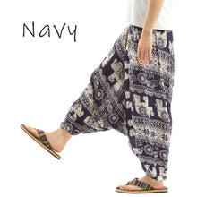 画像をギャラリービューアに読み込む, サルエルパンツ メンズ レディース アラジンパンツ レーヨン ゾウE タイパンツ ユニセックス オールインワン M