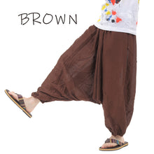 画像をギャラリービューアに読み込む, サルエルパンツ レーヨン製 テロテロ仕様 アラジンパンツ タイパンツ メンズ レディース ユニセックス エスニック アラジン G