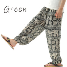 画像をギャラリービューアに読み込む, アジアンパンツ サルエルパンツ アラジンパンツ エスニック メンズ レディース タイパンツ ユニセックス AP-JD1638 G