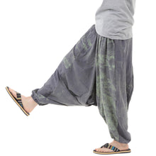 画像をギャラリービューアに読み込む, サルエルパンツ アラジンパンツ ストーンウォッシュ ダメージ メンズ レディース ユニセックス エスニック アジアン オリエンタル ダンス 衣装 イベント M