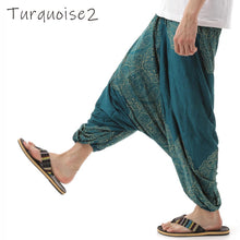 画像をギャラリービューアに読み込む, サルエルパンツ メンズ レディース アラジンパンツ レーヨン ペイズリー柄 2021C タイパンツ ユニセックス オールインワン M