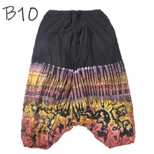 画像をギャラリービューアに読み込む, タイダイ サルエルパンツ アラジンパンツ メンズ レディース タイパンツ アジアンパンツ TD-B G