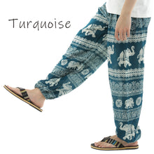 画像をギャラリービューアに読み込む, アジアンパンツ タイパンツ サルエルパンツ メンズ レディース ユニセックス 幅広ゴム エスニック SS-ST4631 G