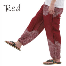 画像をギャラリービューアに読み込む, アジアンパンツ サルエルパンツ アラジンパンツ エスニック メンズ レディース タイパンツ ユニセックス AP-JD1612 M
