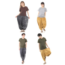 画像をギャラリービューアに読み込む, サルエルパンツ アラジンパンツ ストーンウォッシュ ダメージ メンズ レディース ユニセックス エスニック アジアン オリエンタル ダンス 衣装 イベント M