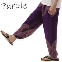 画像をギャラリービューアに読み込む, アジアンパンツ サルエルパンツ アラジンパンツ エスニック メンズ レディース タイパンツ ユニセックス AP-2021C M