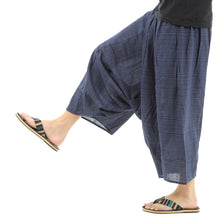 画像をギャラリービューアに読み込む, ガウチョパンツ 袴パンツ ストライプ ワイドパンツ メンズ レディース エスニック サルエルパンツ アラジンパンツ スカンツ タイパンツ ユニセックス 和風×カジュアルの新定番♪ 大人気シリーズ M