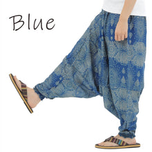 画像をギャラリービューアに読み込む, サルエルパンツ メンズ レディース アラジンパンツ レーヨン アジアン柄 タイパンツ ユニセックス オールインワン M