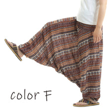 画像をギャラリービューアに読み込む, サルエルパンツ メンズ レディース アラジンパンツ レーヨン タイパンツ ユニセックス オールインワン PS-ボヘミアンG