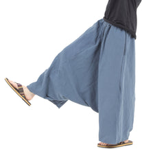 画像をギャラリービューアに読み込む, ガウチョパンツ 袴パンツ 無地 ワイドパンツ メンズ レディース エスニック サルエルパンツ アラジンパンツ スカンツ タイパンツ G