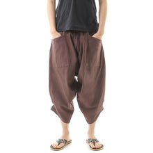 画像をギャラリービューアに読み込む, ガウチョパンツ 袴パンツ メンズ レディース エスニック サルエルパンツ アラジンパンツ ユニセックス <第2弾> G