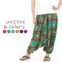 画像をギャラリービューアに読み込む, サルエルパンツ メンズ レディース アラジンパンツ レーヨン タイパンツ ユニセックス オールインワン PS-TYS G